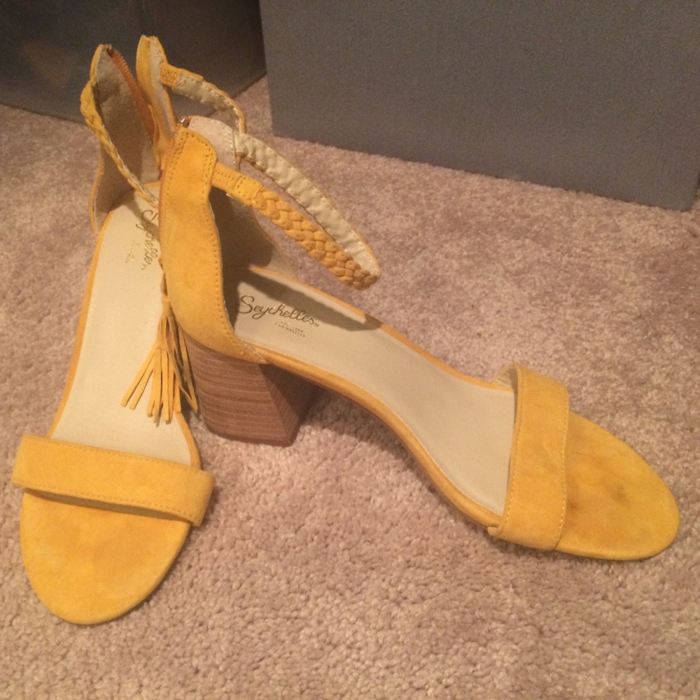 Seychelles Block Heel Ankle Strap Sandal